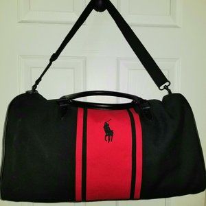 Polo Ralph Lauren Big Pony Bag Large Canvas Travel Duffel Bag